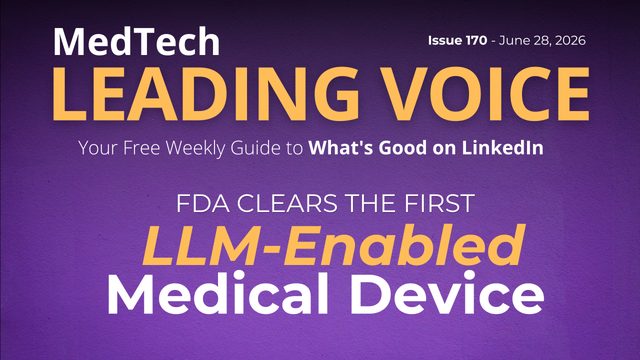 FDA Clears the First LLM-Enabled Medical Device