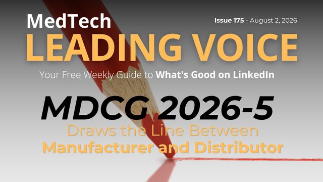 MDCG 2026-5 Draws the Line Between Manufacturer and Distributor