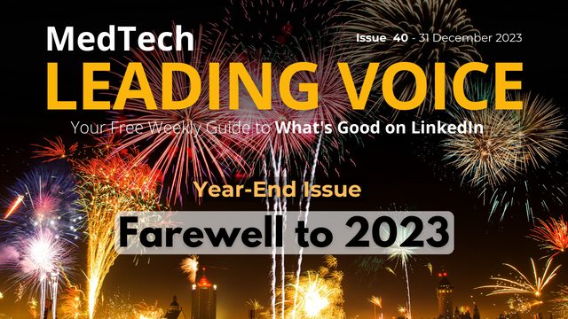 MedTech Leading Voice, the year end article